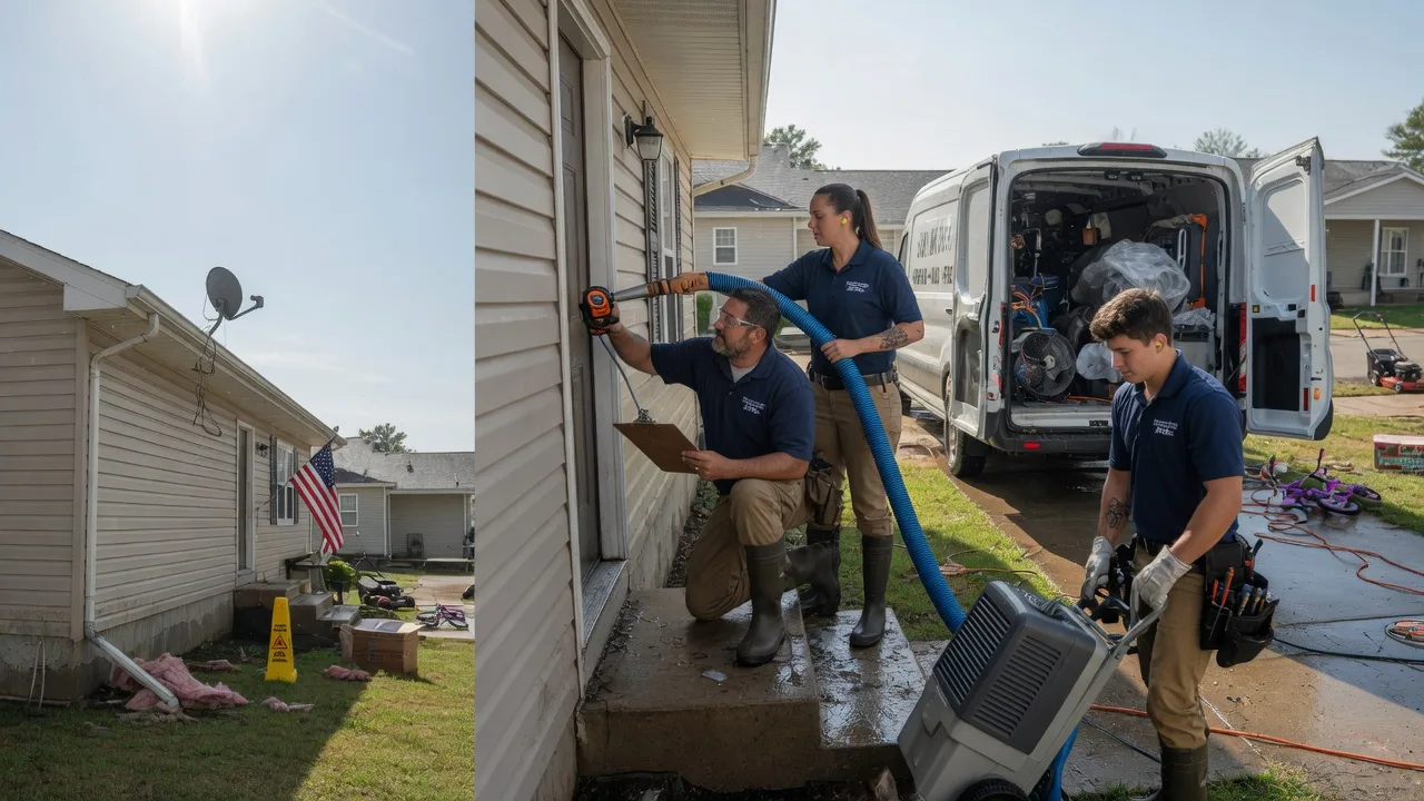 Ceiling Water Damage Restoration in Marengo, OH near me